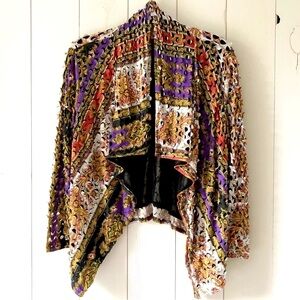 Alberto Makali Boho Cut Outs Art To Wear Open Cardigan Free People Vibes